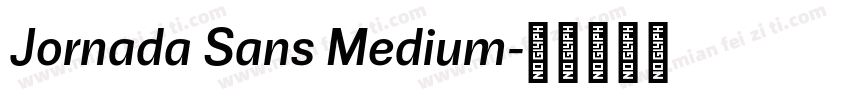 Jornada Sans Medium字体转换
